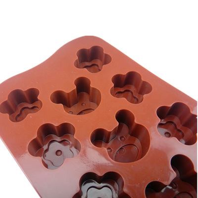 【硅膠蛋糕模具/巧克力模/小熊梅花巧克力餅干模】價格,廠家,圖片,其他橡膠制品,慈溪市天廚電子商務經營部-